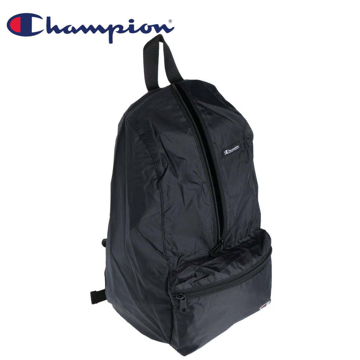 新品【送料0税0】Champion バックパック 22L リュックサック デイバッグ メンズ レディース MZ ブラック_画像3