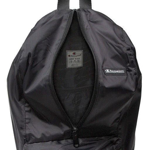 新品【送料0税0】Champion バックパック 22L リュックサック デイバッグ メンズ レディース MZ ブラック_画像4