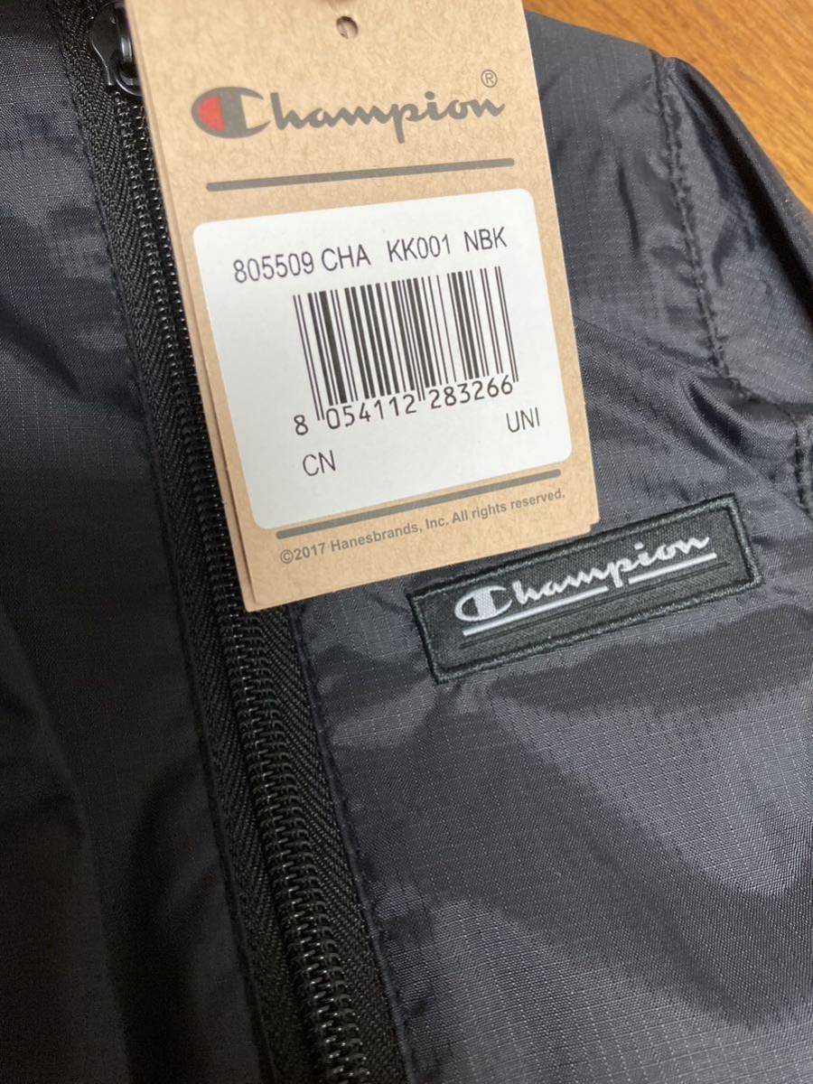 新品【送料0税0】Champion バックパック 22L リュックサック デイバッグ メンズ レディース MZ ブラック_画像6