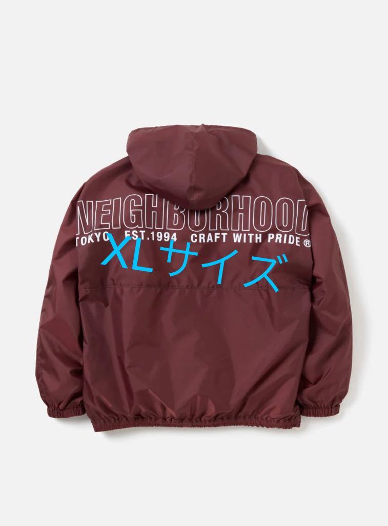 売れ筋商品 NEIGHBORHOOD JACKET バーガンディ XL ANORAK 23AW