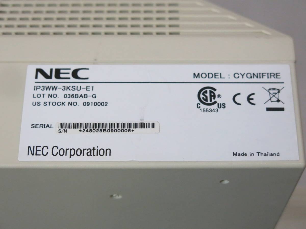 ◇NEC AspireX 主装置 IP3WW-3KSU-E1◇3F65_画像10