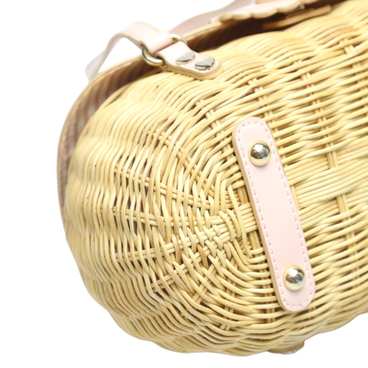  Pinky Girls handbag leather LUX basket bag PinkyGirls Pink Lady -s used 