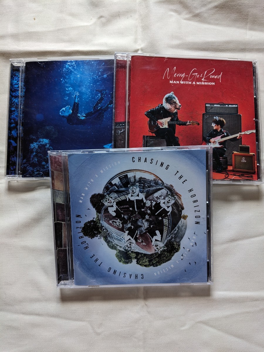 ★MAN WITH A MISSION/CD+シングル2枚★CHASING THE HORIZON/INTO THE DEEP/Merry-Go-Round/東京スカパラダイスオーケストラの画像1