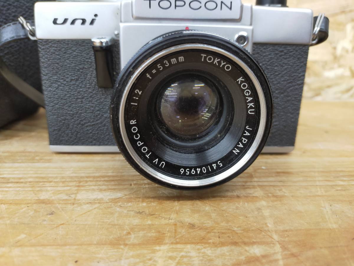 【ジャンク品】フィルムカメラ TOPCON UNI レンズ 1:2 f=53mm ※2400010223198_画像3