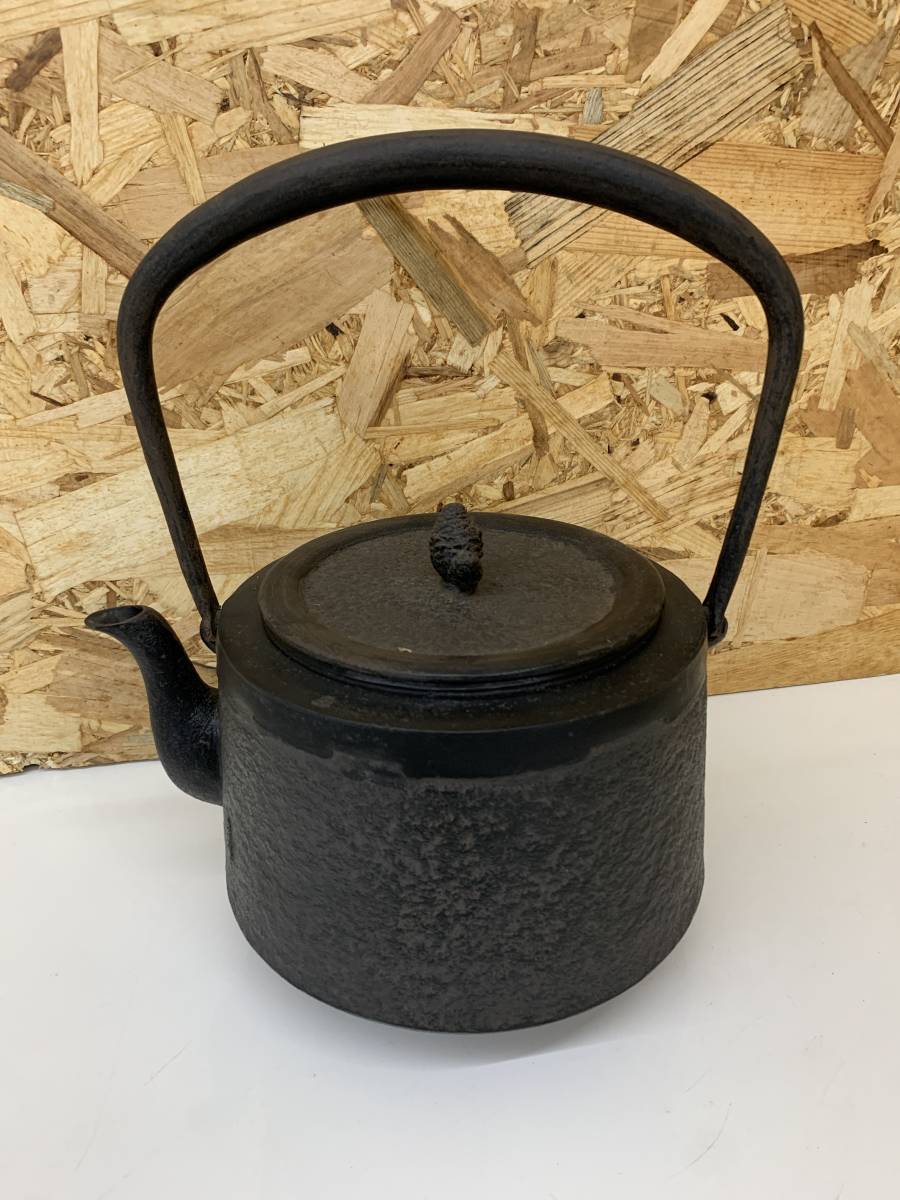 大人上品なおすすめコーデ 長文堂 鉄瓶/茶の湯釜 3.4L ※2400010233968 鉄瓶