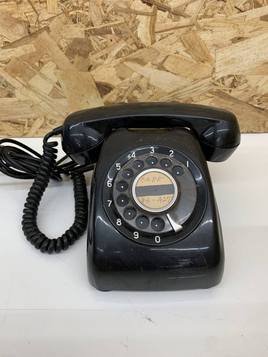 [ junk ] black telephone 600-A2 Showa Retro *2400010233722