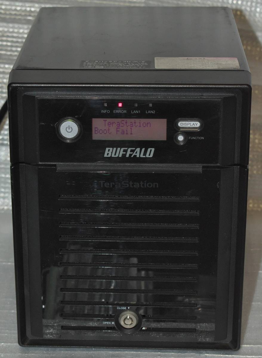 訳あり商品 Buffalo TeraStation NAS④ HDD外すまで運用してました