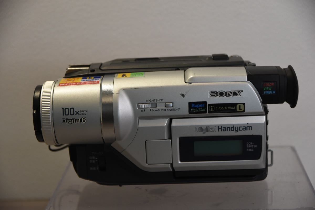 デジタルビデオカメラ SONY ソニー ハンディカム DCR-TRV220 230913W59
