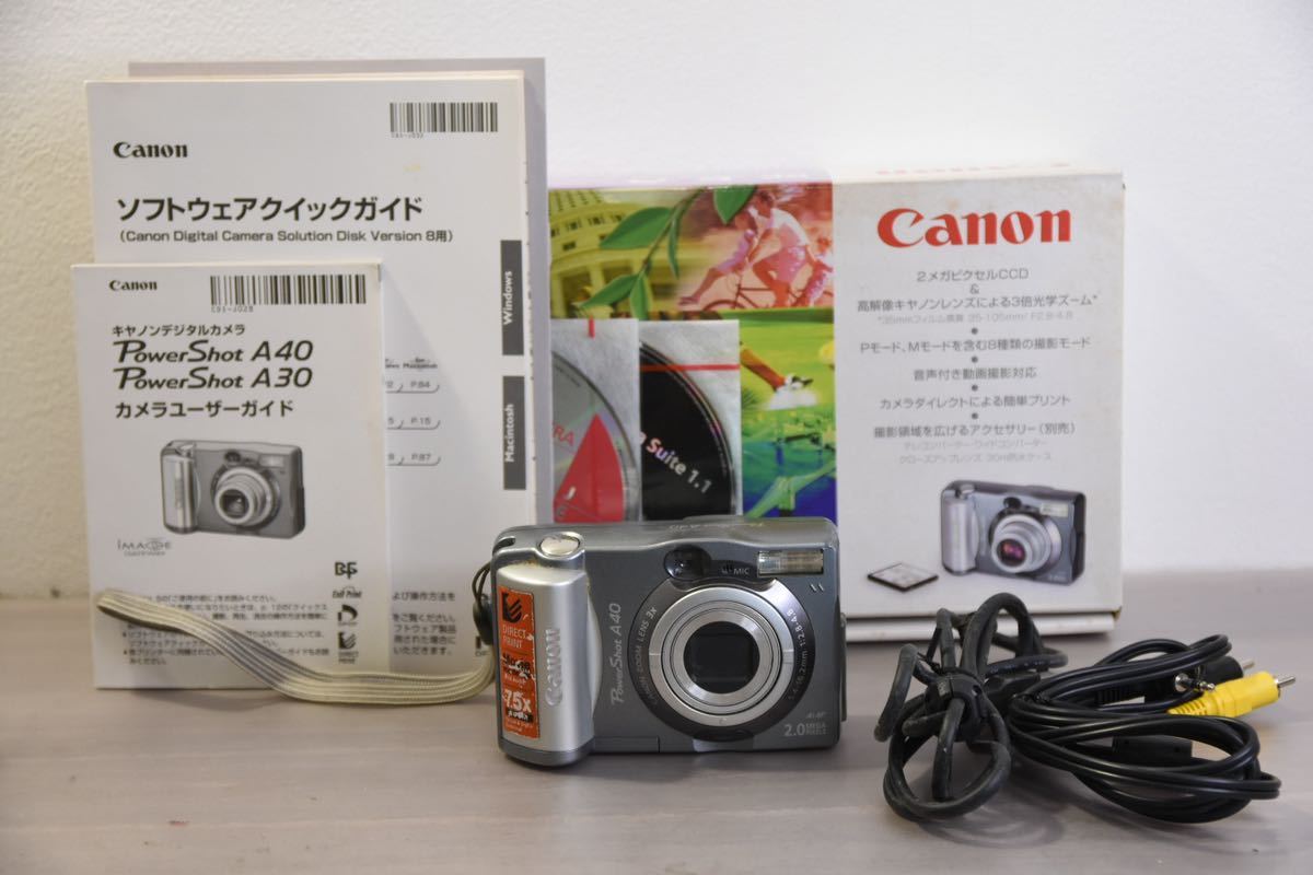 コンパクトデジタルカメラ Canon キャノン PowerShot A40 Z91