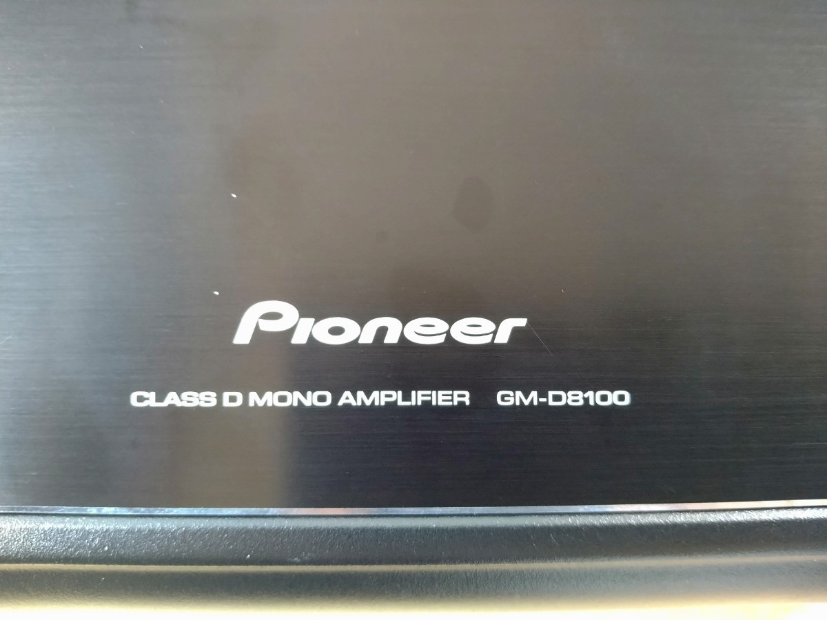 カロッツェリア GM-D8100 モノラルパワーアンプ/RD-228 セット カロッツェリア GM-D8100 モノラルパワーアンプ/RD-228 セット