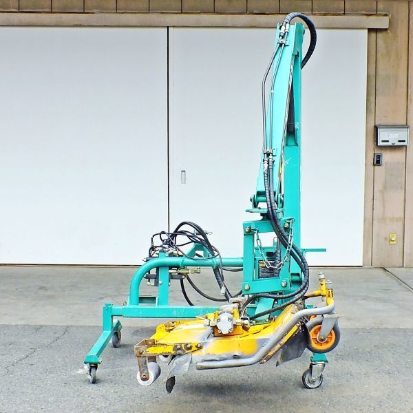 [ Niigata ] three . twin moa BM-3708-GX arm type two surface grass mower remote control .. width approximately 800mm oil pressure mower twin mower tractor parts used 