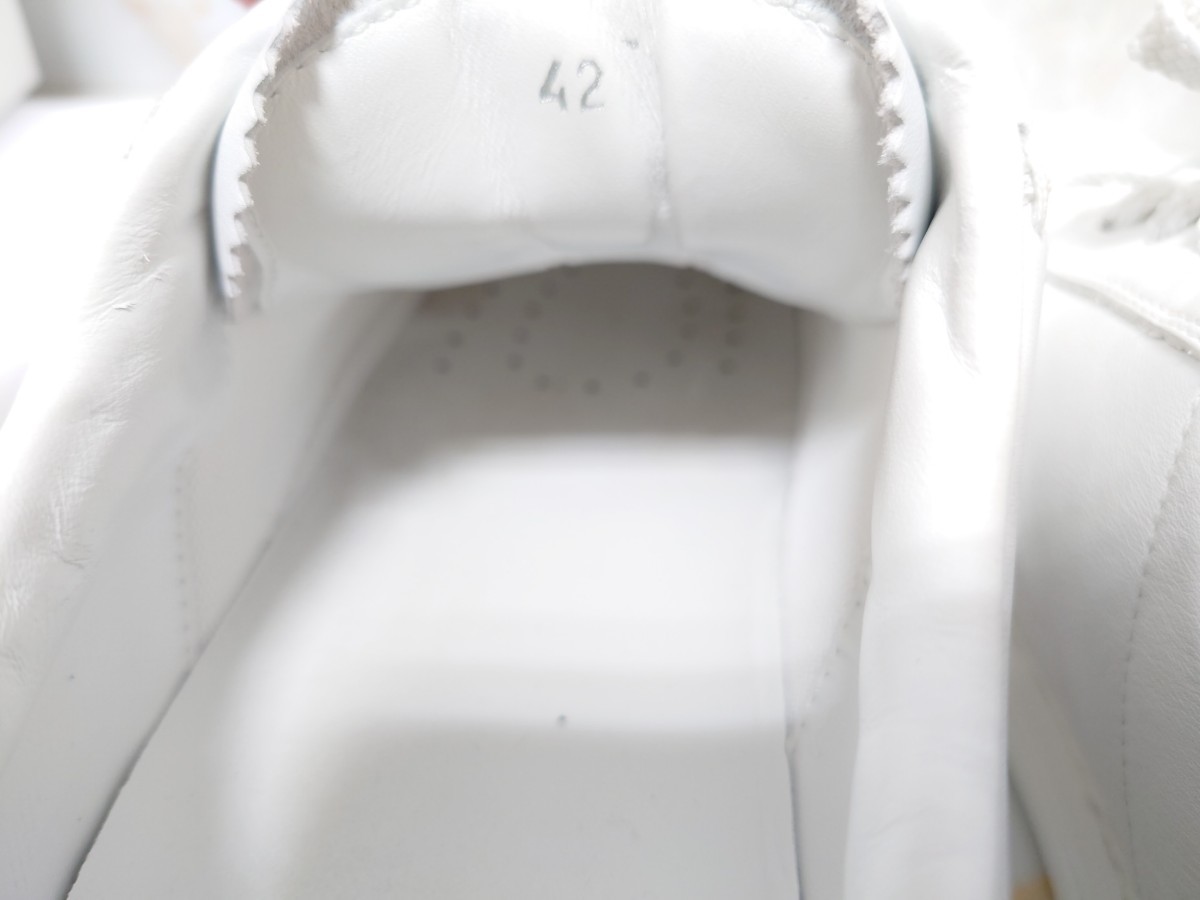 ☆超美品　MONCLER　モンクレール　モナコ　スニーカー　白　ホワイト　NEW MONACO TG42 26.5cm〜27cm　42_画像8