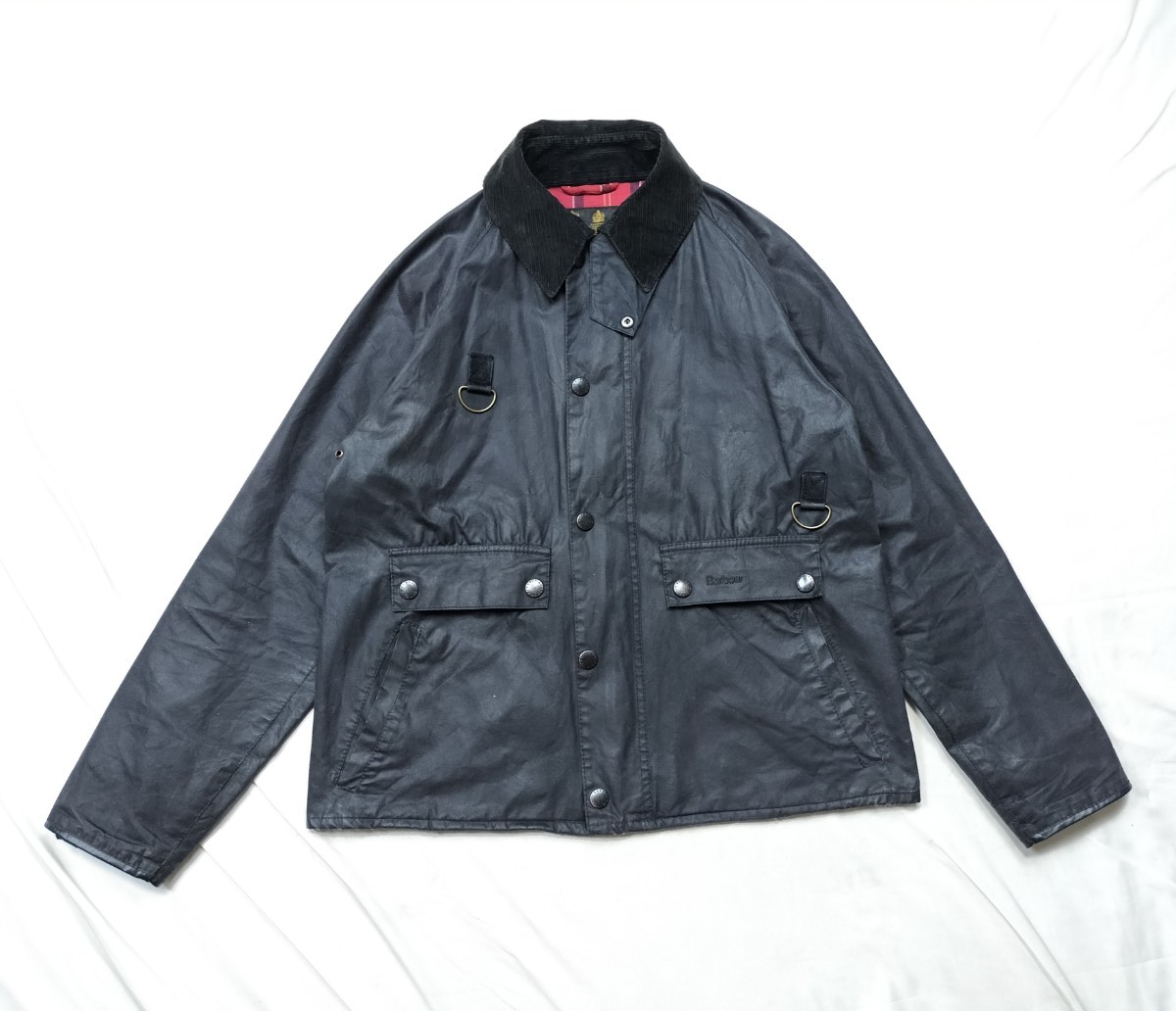 00s Barbour　Standen M ネイビー　バブアー　スタンデン　オイルドジャケットSpey スペイ　フィッシング