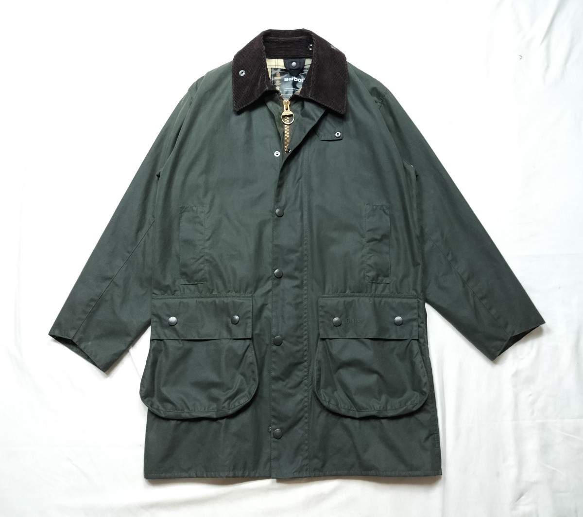 大注目】 “Mint 00s Barbour border c38 バブアー ボーダー セージ