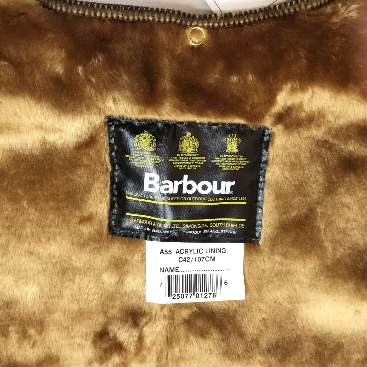 Deadstock s Barbour A c バブアー ショート丈 デッドストック