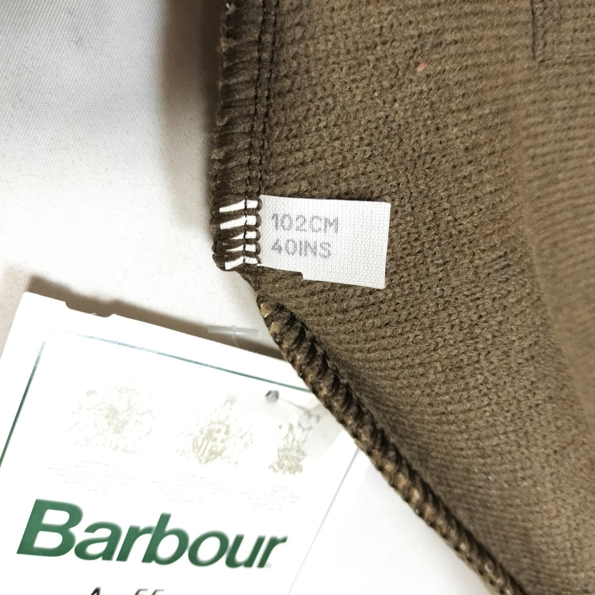 Deadstock 90s Barbour　A55 c40　ライニング　ベスト　international インターナショナル　デッドストック ショート丈 _画像10