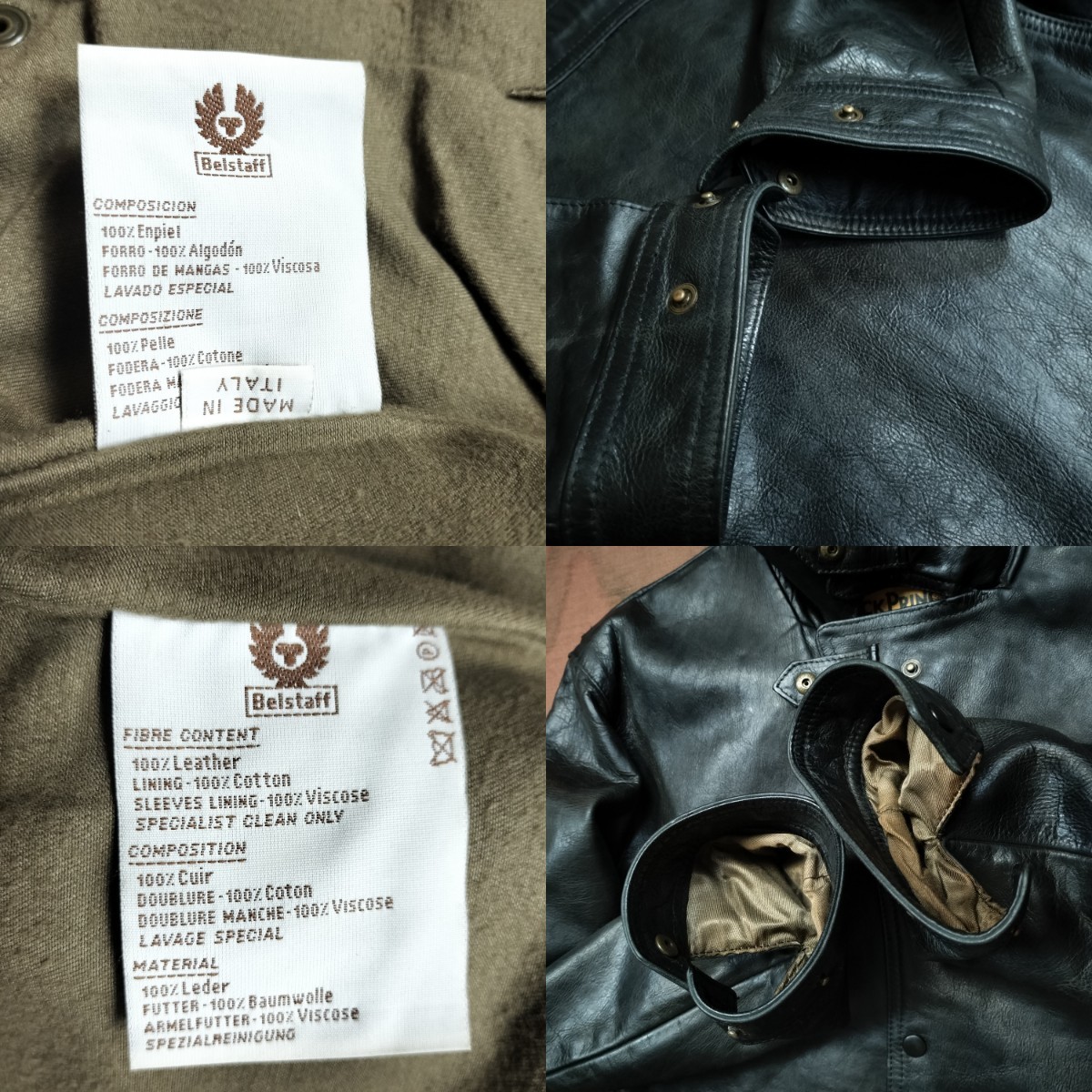 Belstaff Black Prince leather レザー ライダース L uk40 ベル Belstaff Black Prince leather レザー ライダース L uk40 ベル