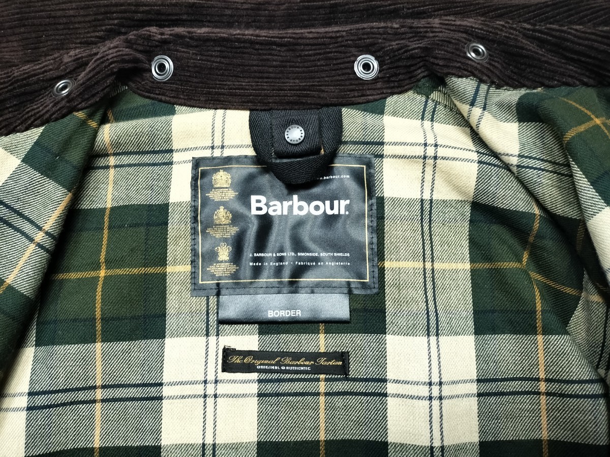 Mint 00s Barbour border c38 バブアー ボーダー セージ 2000年代