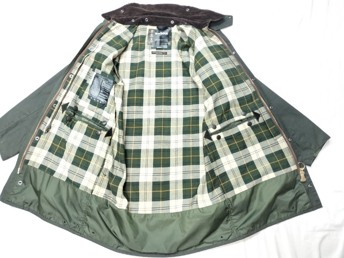 Mint 00s Barbour border c38 バブアー ボーダー セージ 2000年代