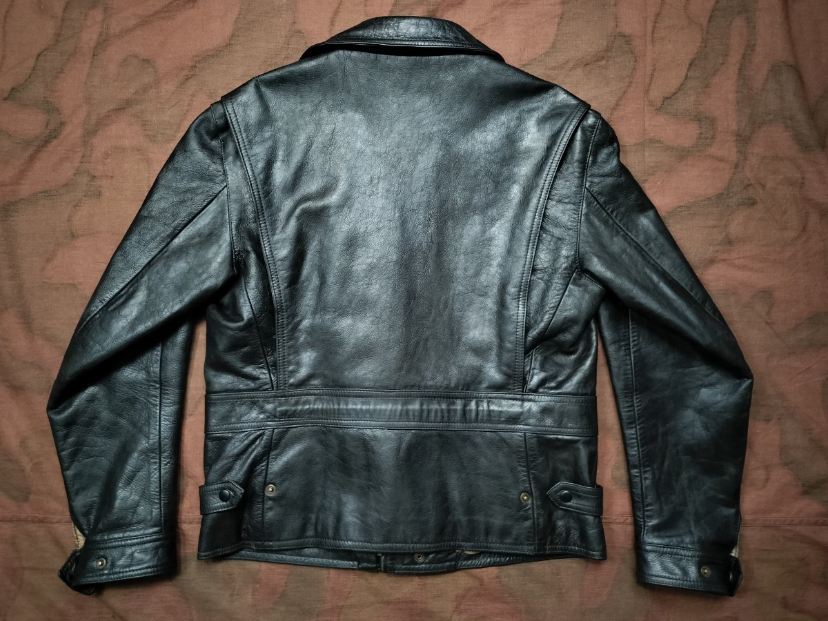 Belstaff Black Prince leather 　レザー　ライダース　L uk40 ベルスタッフ　ブラックプリンス　イタリア製　ルイスレザー