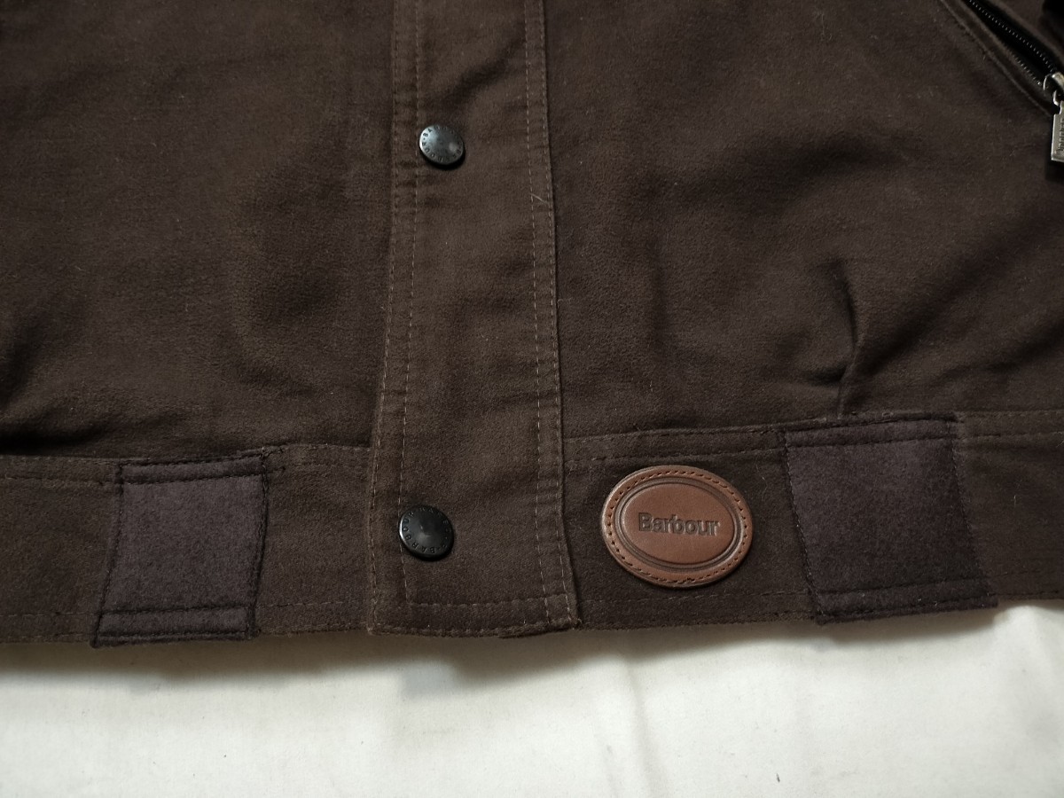 90s BARBOUR moleskin blouson L 希少 ブラウン バブアー 90s BARBOUR moleskin blouson L 希少 ブラウン バブアー