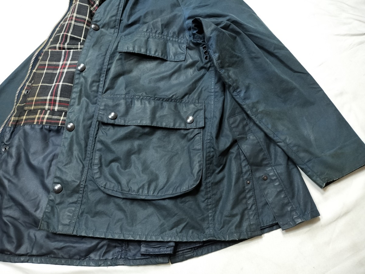 80s Barbour bedale バブアー ビデイル c36 1983 ターコイズ ネイビー