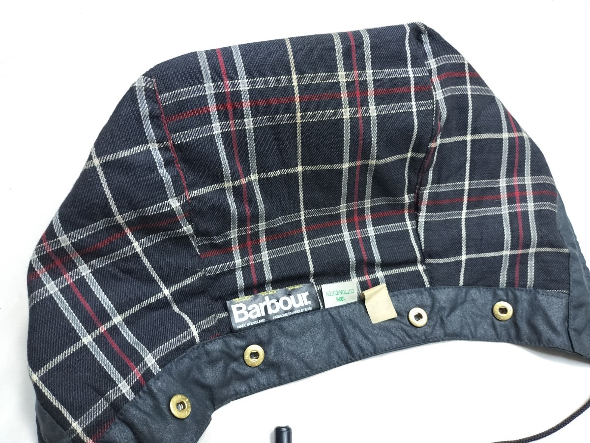 ”Deadstock“ 80s Barbour　バブアー　フード　ネイビー　1988　border beaufort bedale　ビデイル_画像6