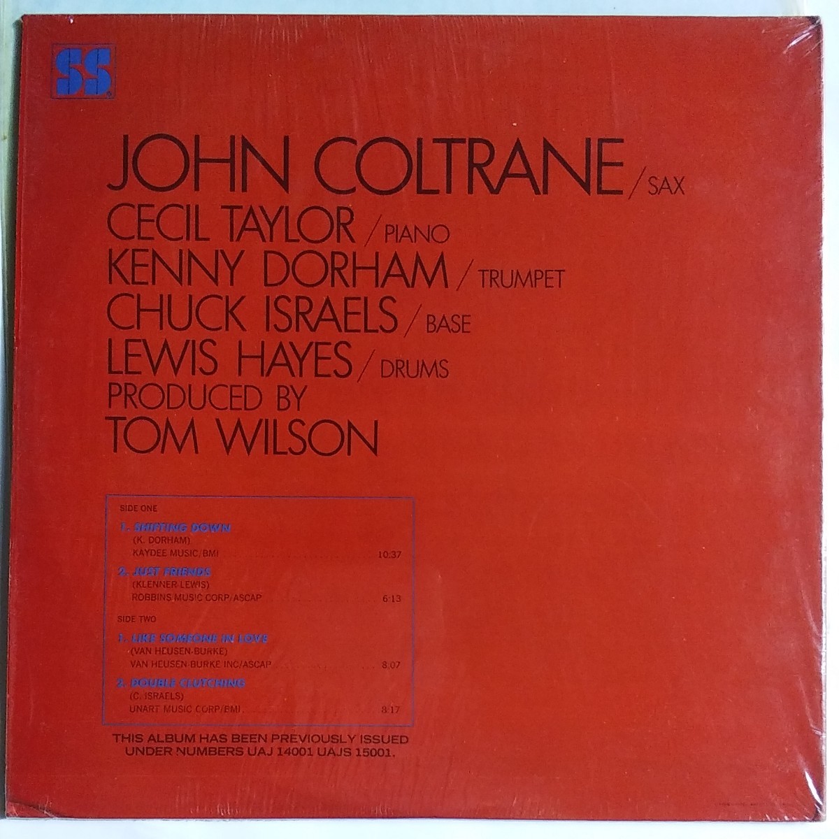 COLTRANE TIME Solid State STEREO SS 18025 THIS ALBUM HAS BEEN PREVIOUSLY ISSUED UNDER NUMBERS UAJ 14001 _画像2