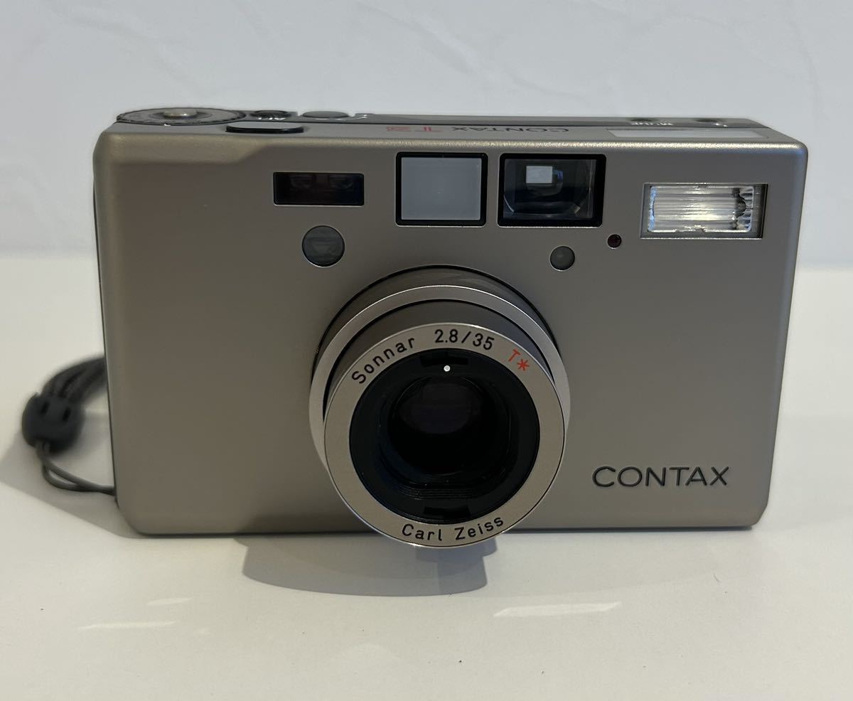 Yahoo!オークション - □【美品】【通電確認OK 9/1電池交換】CONTAX コ...