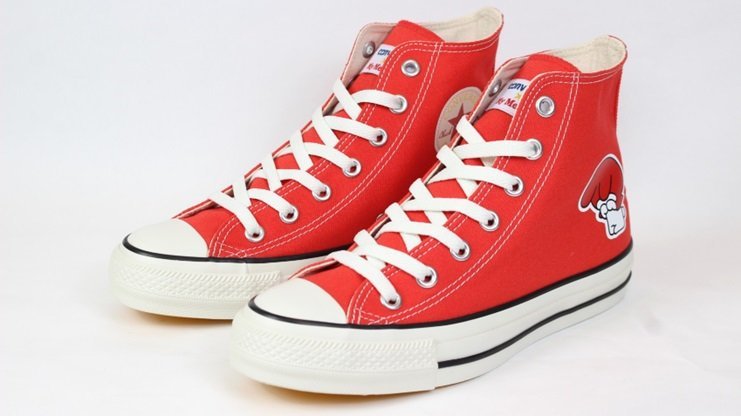 驚きの値段 CONVERSE レッド HI マイメロディ (R) オールスター