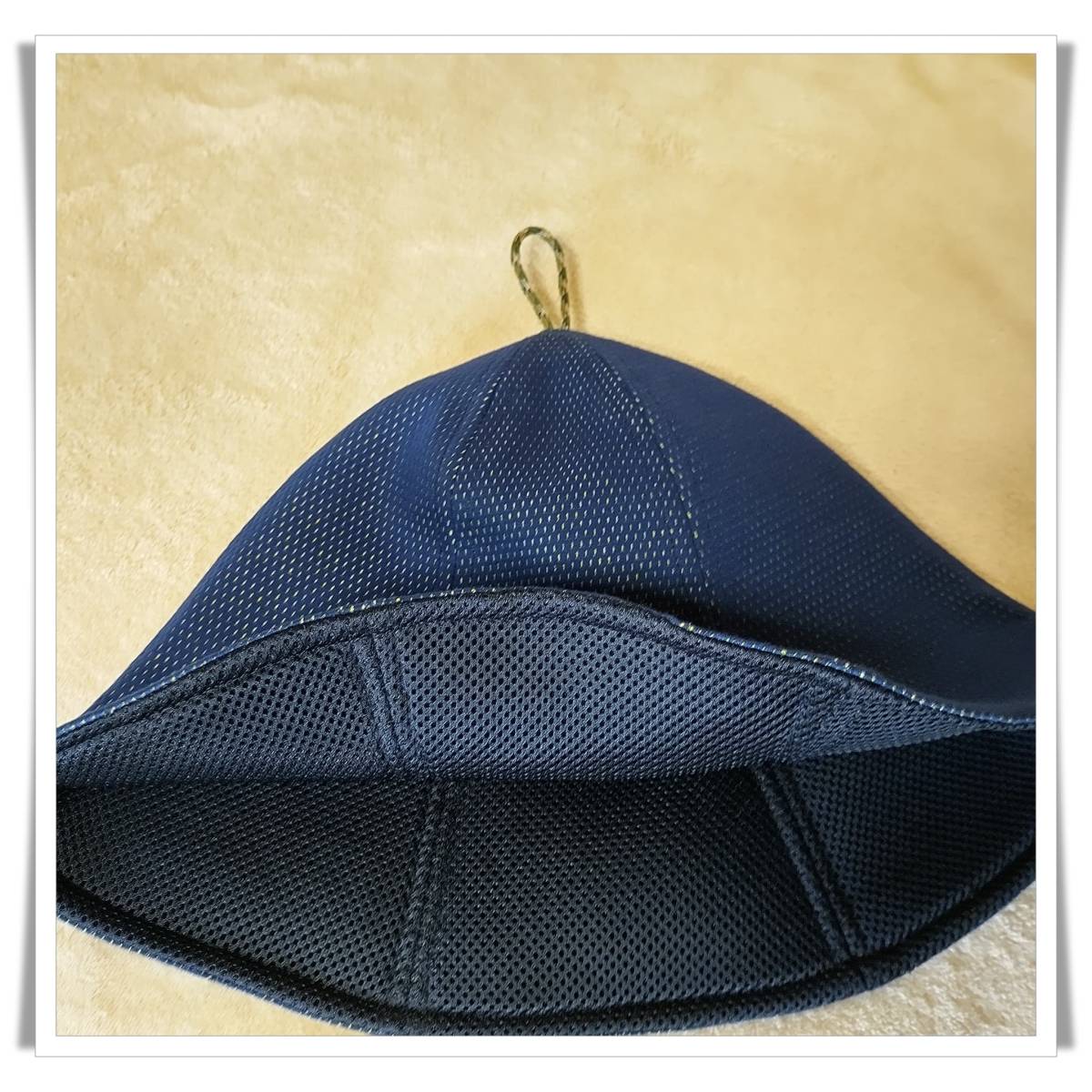 [S-08] темно-синий сетка ( желтый ) сетка sauna шляпа 5 слой покрой sauna шляпа 