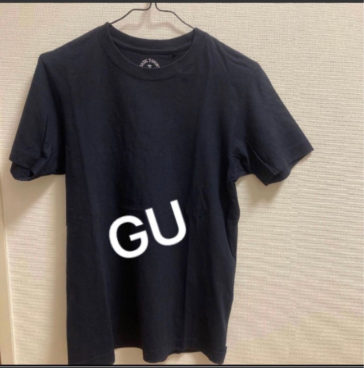 半袖Tシャツ  Tシャツ　GU ネイビー　メンズS ジュニア　ボーイズ 