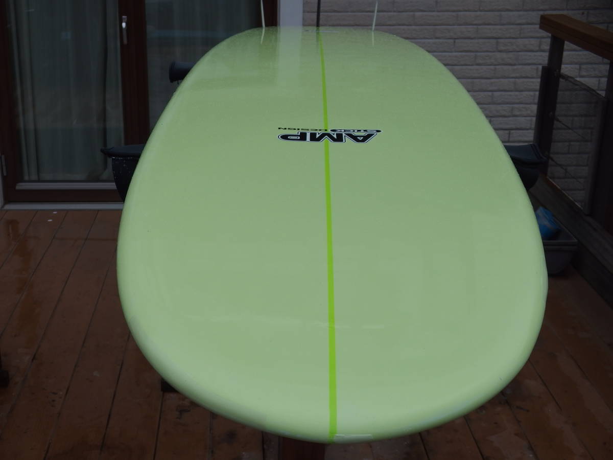 超美品の STICK 横浜引き渡し AMP DESIGN 9'1 浮力大 ロングボード +1