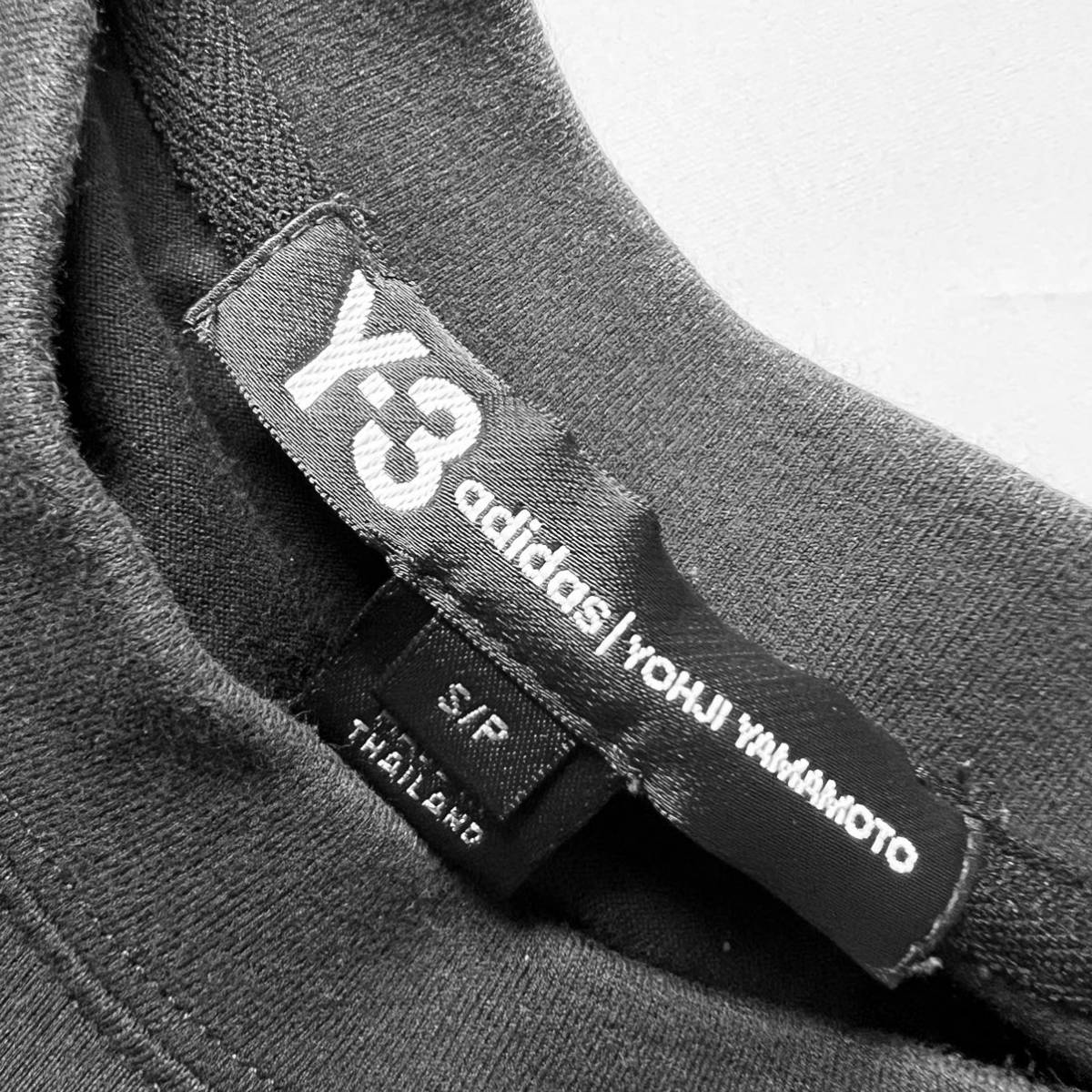 【送料無料】Yohji Yamamoto×adidas コラボ品　和柄　刺繍　Tシャツ　S 半袖　メンズ　暴走黒鴉　ワイスリー　ヨウジヤマモト　ブラック_画像5