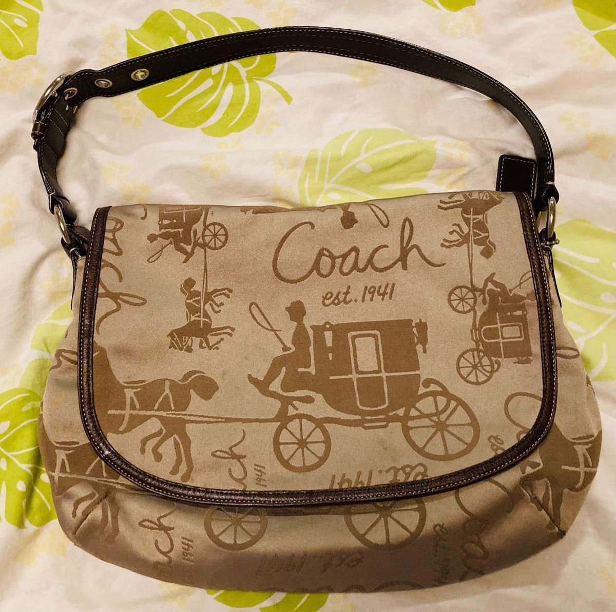 COACH コーチ 馬車柄 ショルダーバッグ｜PayPayフリマ