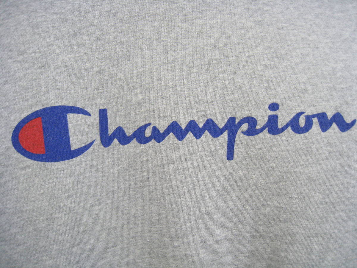 Champion■チャンピオン コットン100％ スウェットシャツ トレーナー ロゴプリント C3-Q002 メンズ サイズS_画像5