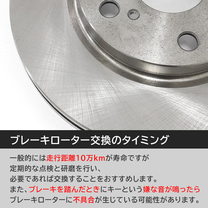 トヨタ サイ ハイブリット DAA-AZK10 フロント ブレーキディスクローター 左右セット 43512-42040 互換品 純正交換_画像2