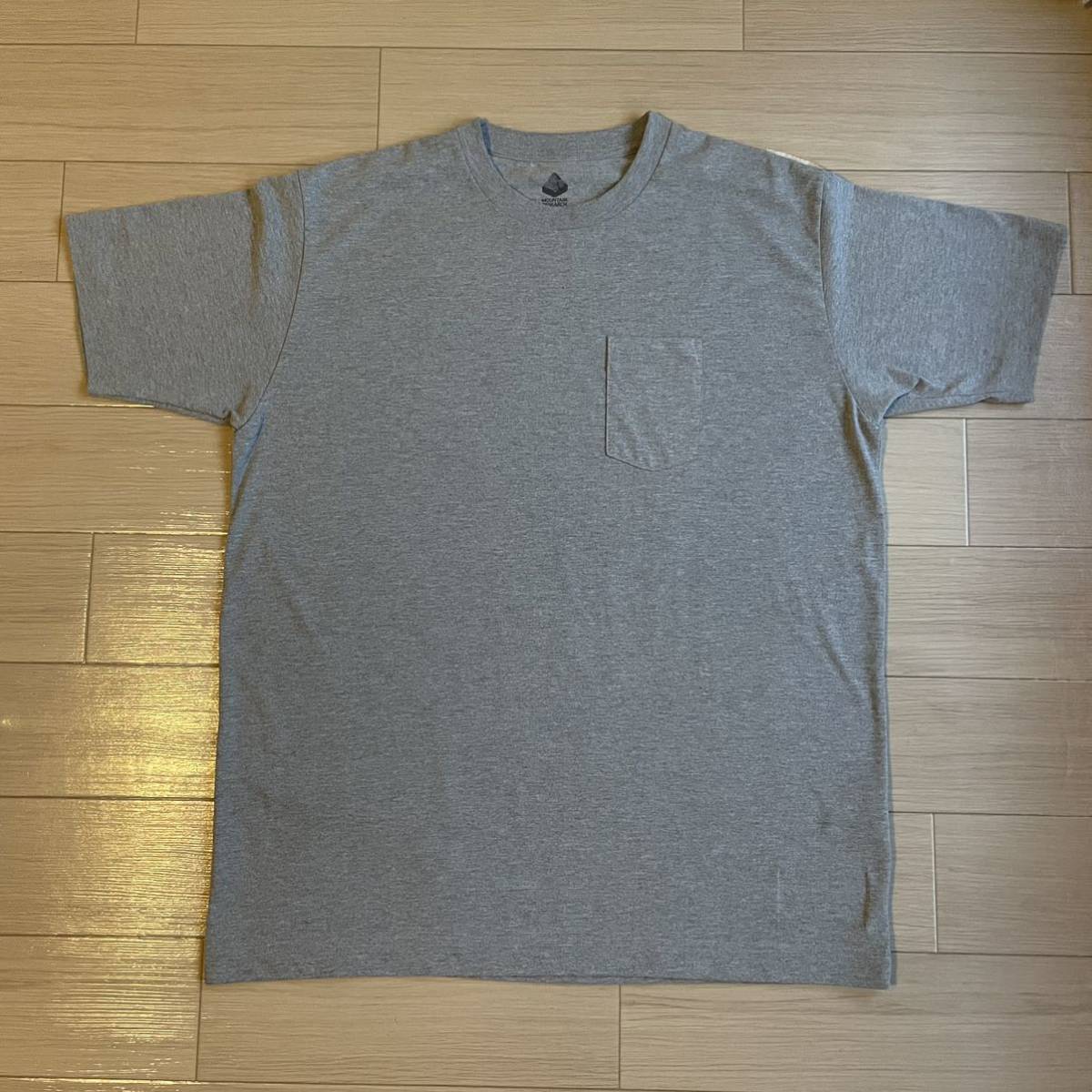 Mountain Research MTR2549 Pocket Tkoya bird parent . bird speed . T-shirt L size big Silhouette gray beautiful USED goods sett mountain li search 