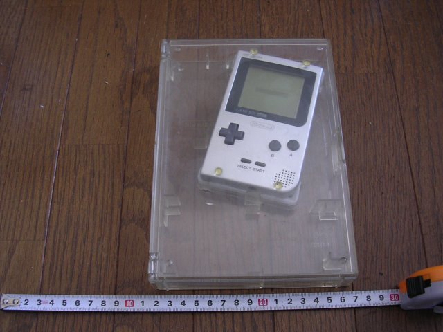 ■MGB-001 GAME BOY pocket 任天堂 画面やけなし 純正透明アクリルケースつき 動作品(確証写真提示)JUNK扱い_お譲りするお品物(除メジャー)