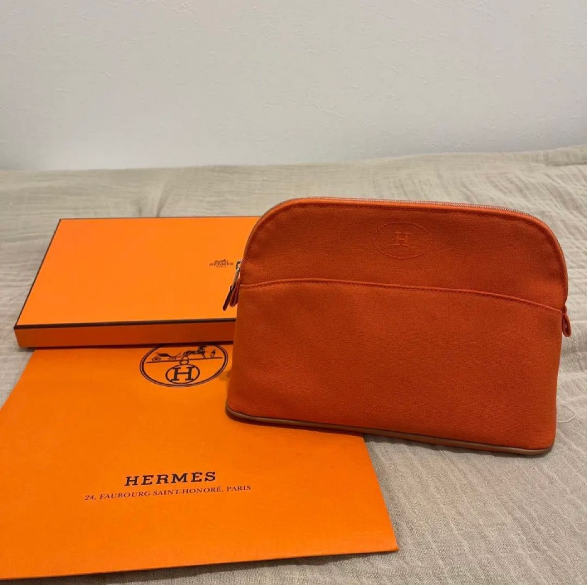 未使用 エルメス ボリードポーチ MM ポーチ 箱付 HERMES｜Yahoo!フリマ