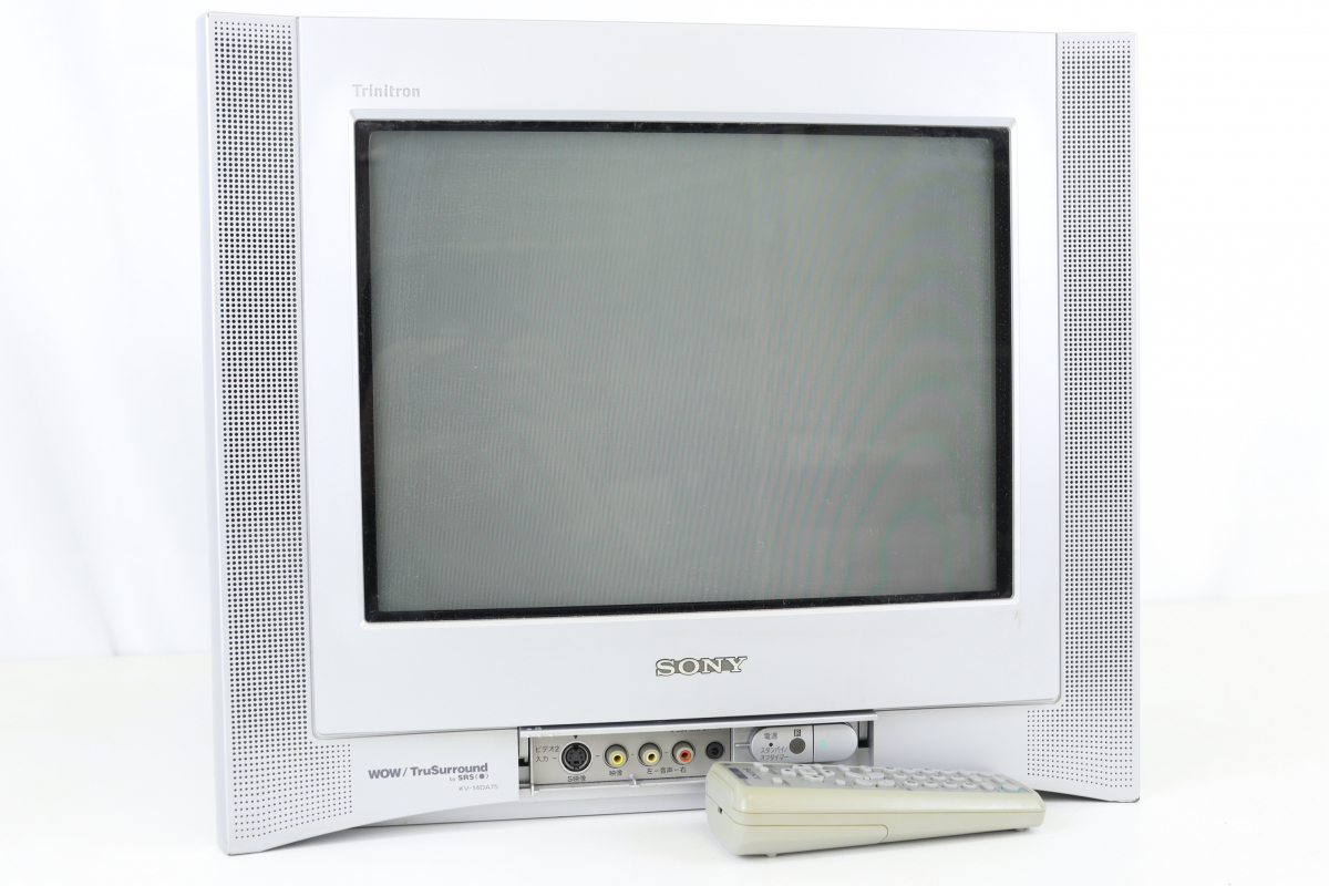 【通電OK】SONY KV-14DA75 トリニトロン カラー テレビ ソニー ブラウン管テレビ 14型 2003年製 リモコン付き 015IFHA86_画像1