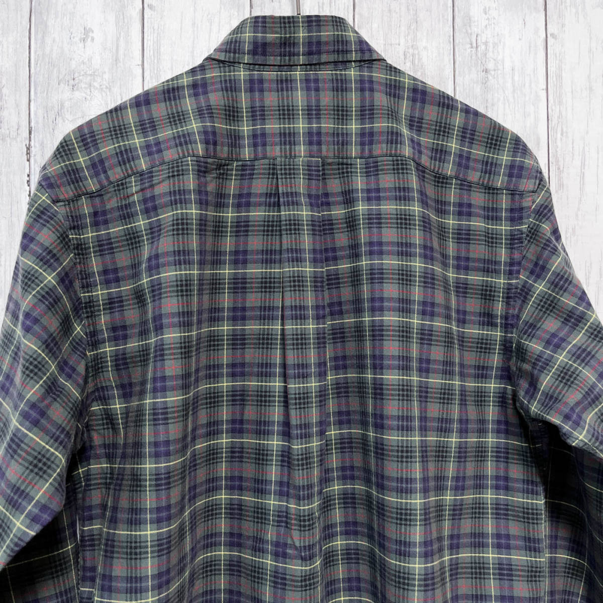 ラルフローレン Ralph Lauren チェックシャツ 長袖シャツ レディース ワンポイント コットン100% XLサイズ 3‐779_画像8