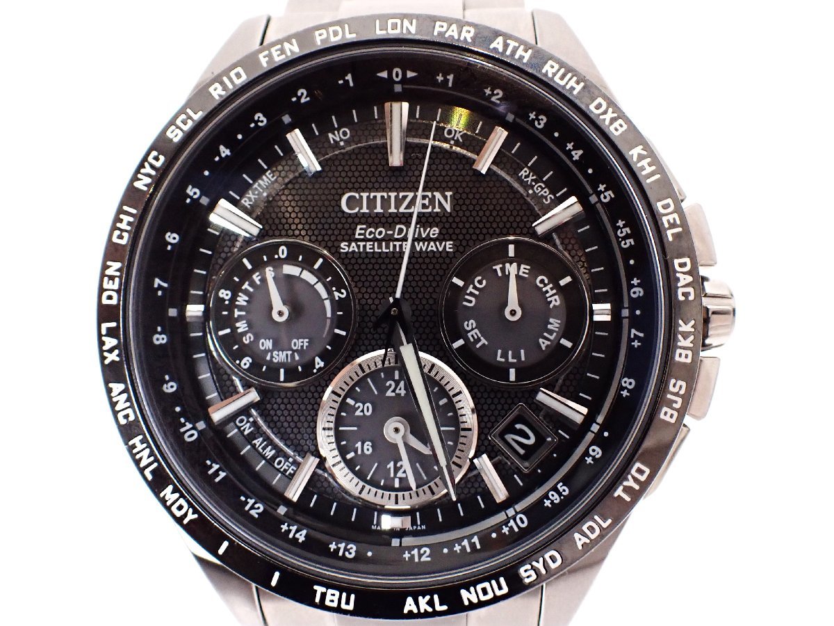 定価22万円美品CITIZEN(シチズン) サテライトウェーブCC9015-54E F9