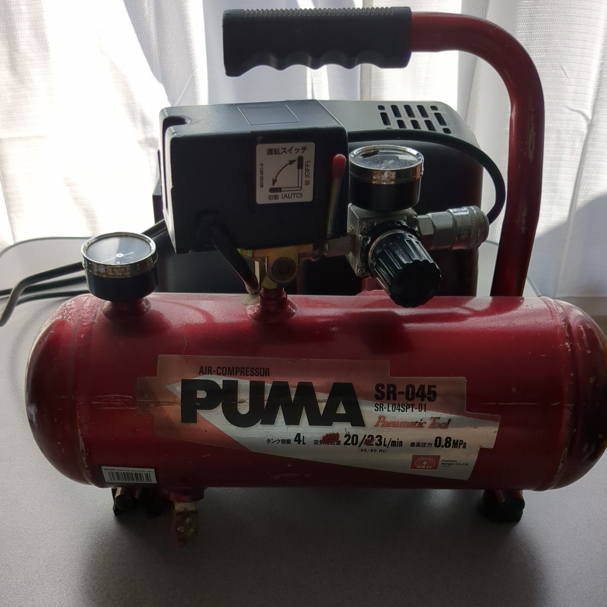 PUMA エアコンプレッサー SR-045_画像1