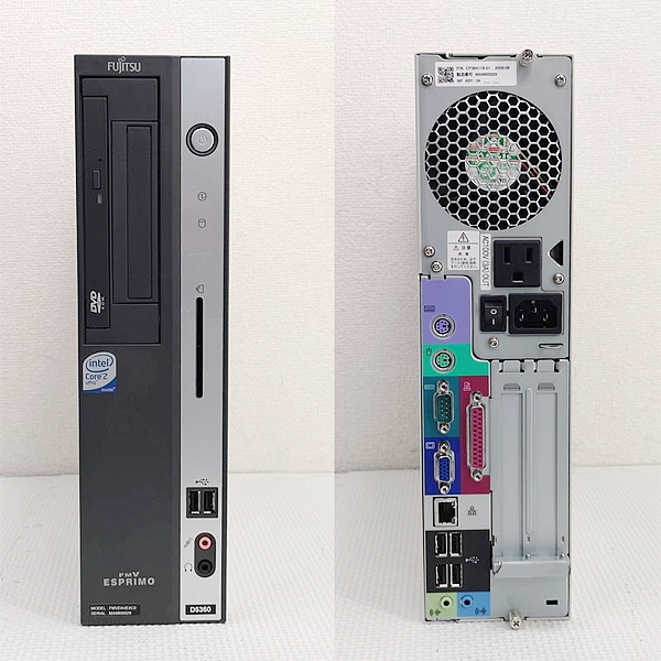 新品未開封 Ｗindows XP Pro 32bit SP2 FUJITSU/富士通 FMVD5360 Core 2 Duo E8400 3.00GHz/HDD 80GB/メモリ 1GB_画像2