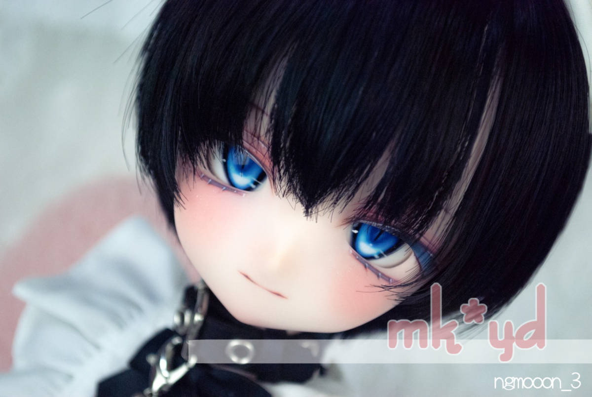 DDH-01/SW肌 ソフビ盛りカスタムヘッド+セット済みウィッグ+自作 DDH-01/SW肌 ソフビ盛りカスタムヘッド+セット済みウィッグ+自作