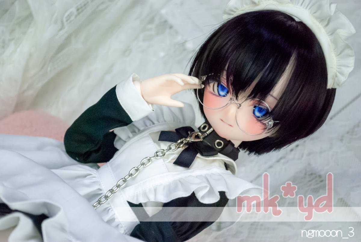 DDH-01/SW肌 ソフビ盛りカスタムヘッド+セット済みウィッグ+自作 DDH-01/SW肌 ソフビ盛りカスタムヘッド+セット済みウィッグ+自作