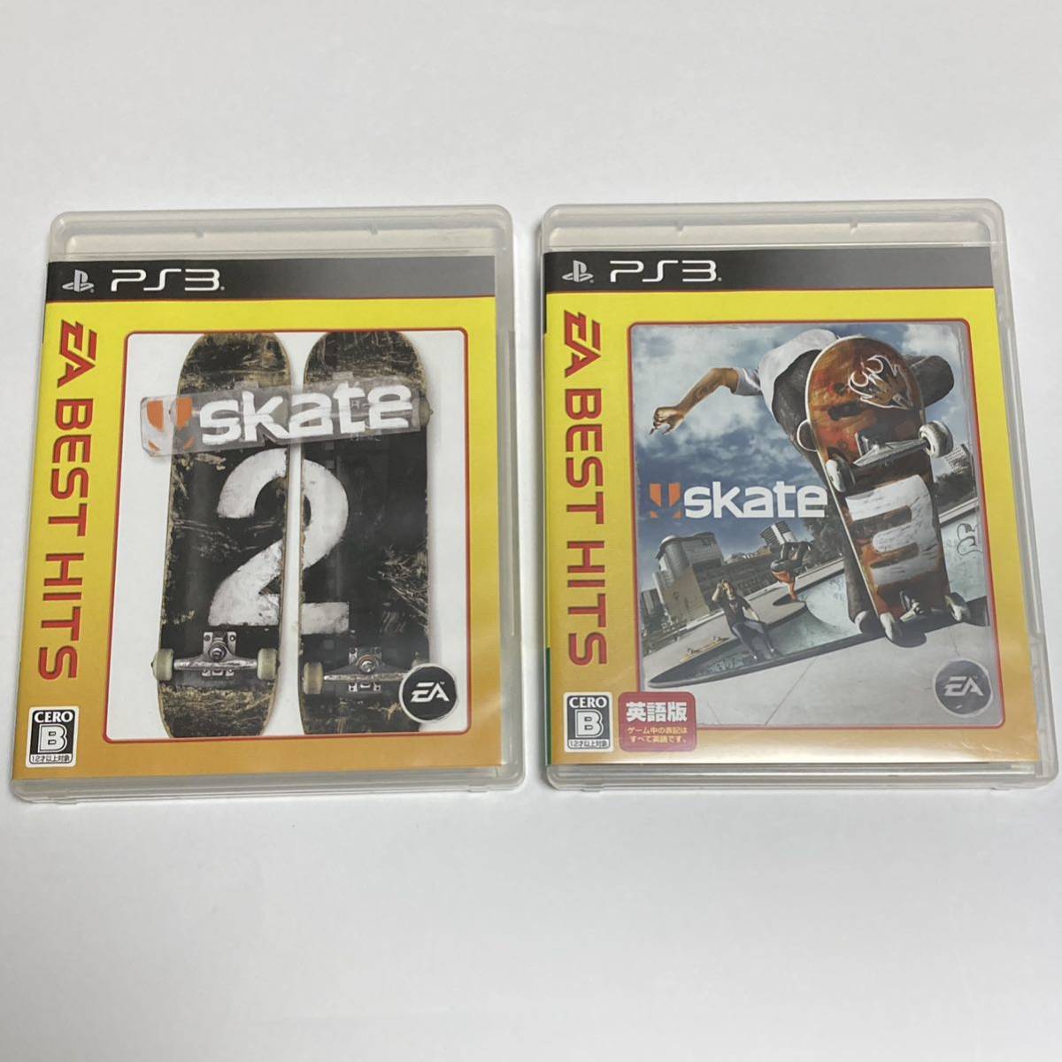 PS3 SKATE2 SKATE3 PlayStation3 BEST HITS スケート2タイトルセット_画像1