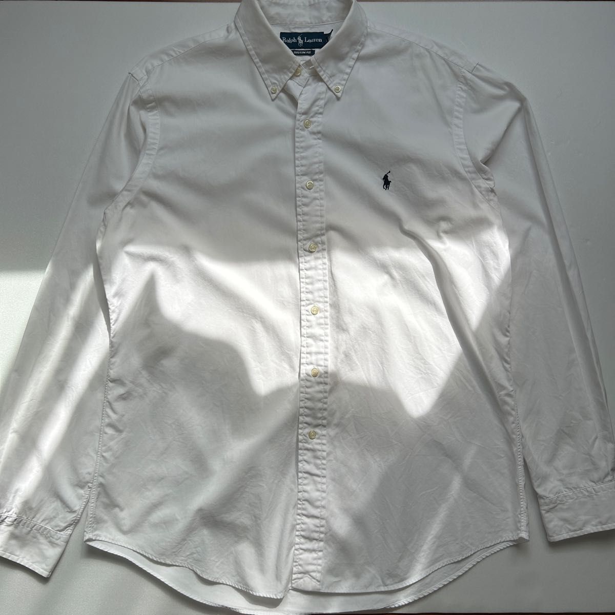 Ralph Lauren ラルフローレン シャツ 長袖 ブロード 白 L|PayPayフリマ
