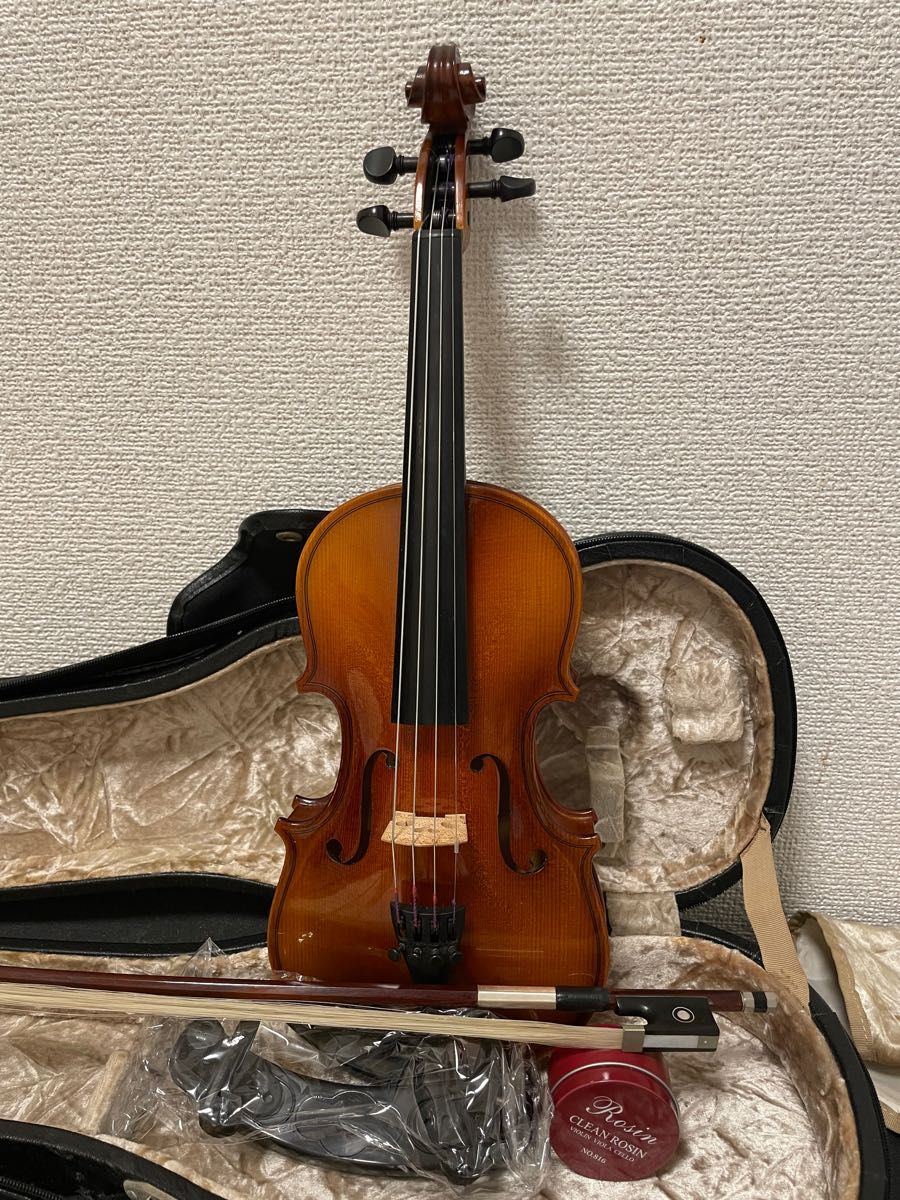 美品 バイオリン 分数 1/2 HORA 2019年 ヨーロッパ製 弓 ケース-